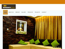 Tablet Screenshot of monarchtextindia.com